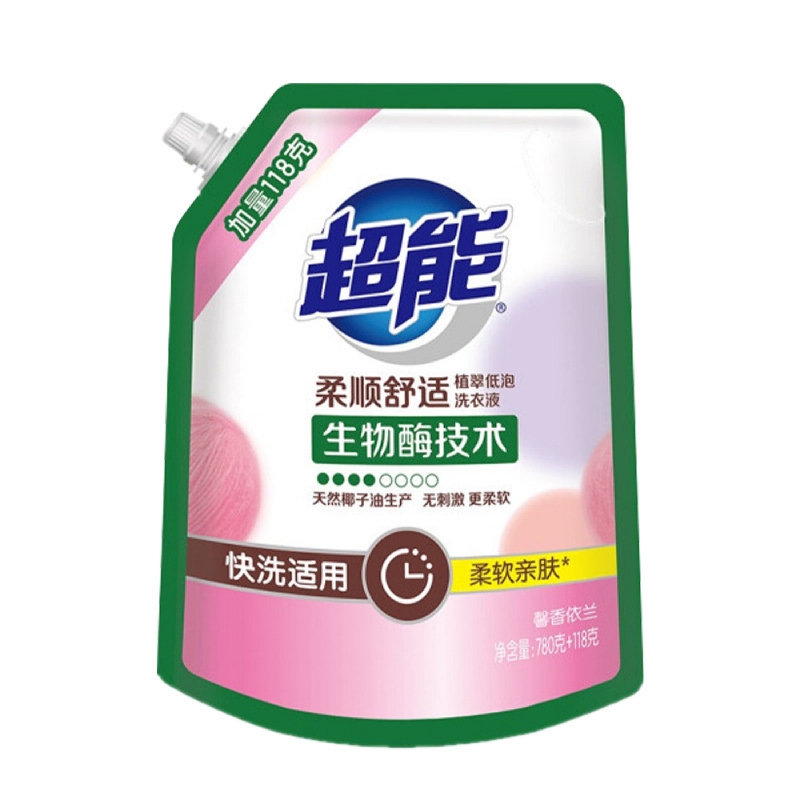 780g+118g超能洗衣液