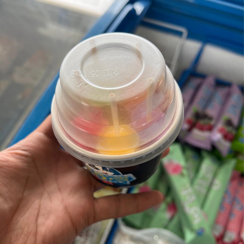 老八里梅花5水果味冰棍