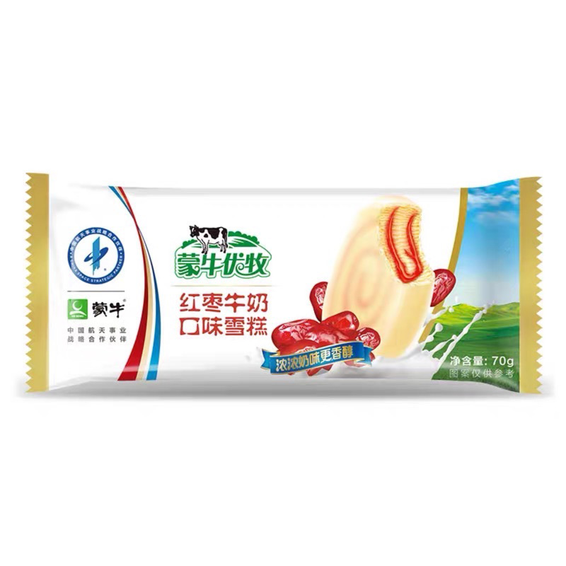 蒙牛优牧红枣牛奶口味雪糕