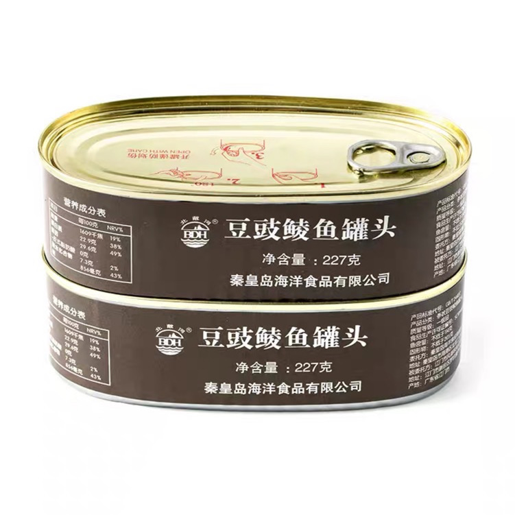 北戴河豆豉鲮鱼罐头