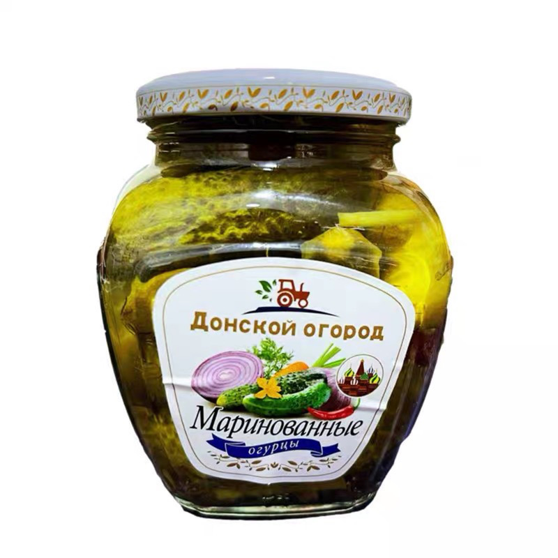 顿河菜园酸黄瓜罐头