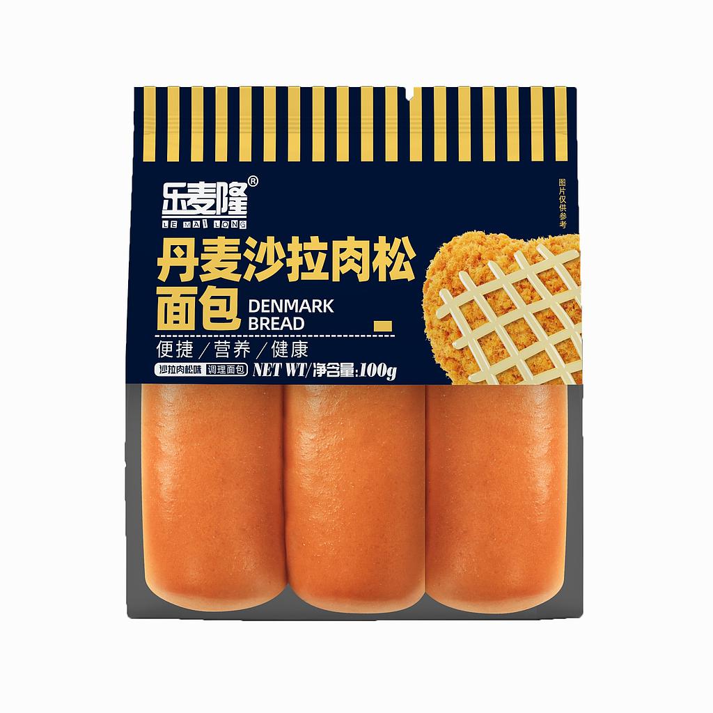 乐麦隆丹麦沙拉肉松面包