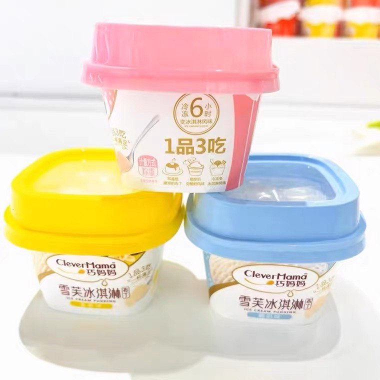 巧妈妈雪芙冰淇淋布丁