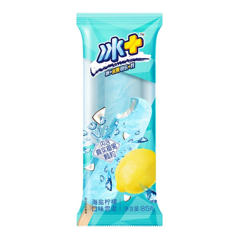 蒙牛冰+海盐柠檬口味雪泥