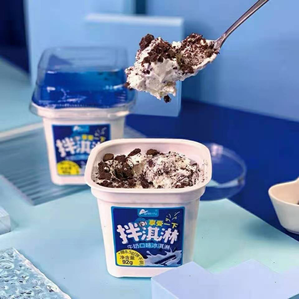 奥雪拌冰淇淋牛奶味