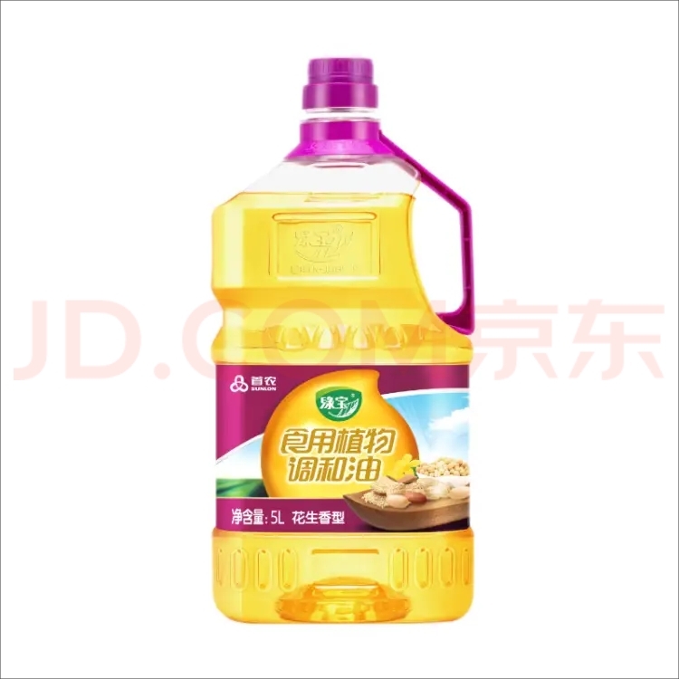 绿宝花生浓香调和油