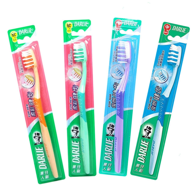 黑人柔彩健齿牙刷（T25C）