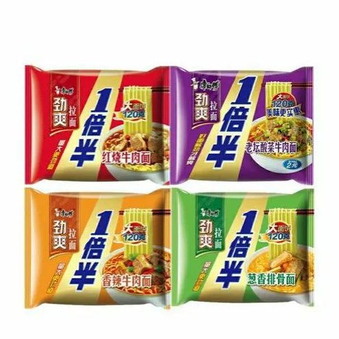 康师傅一倍半五连包